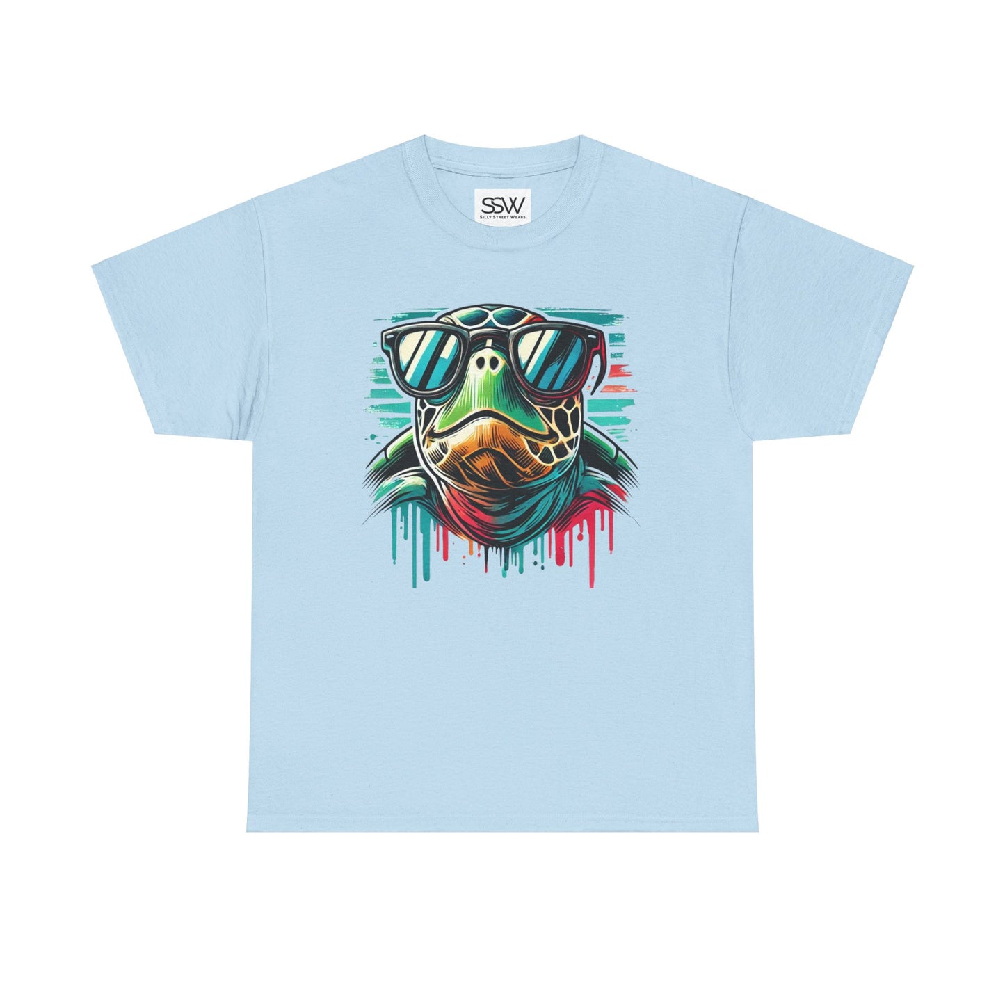 Beach Turtle Casual Tee Shirt