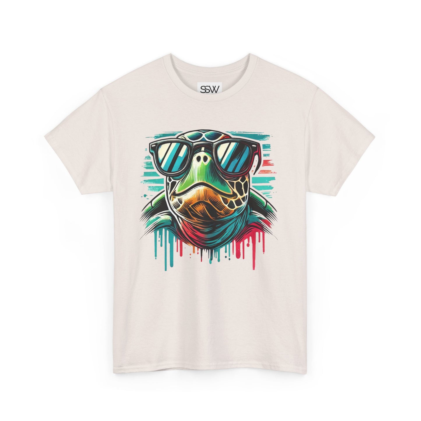 Beach Turtle Casual Tee Shirt