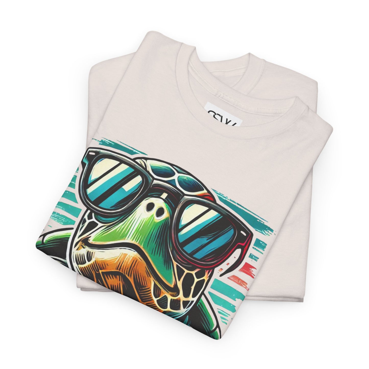 Beach Turtle Casual Tee Shirt