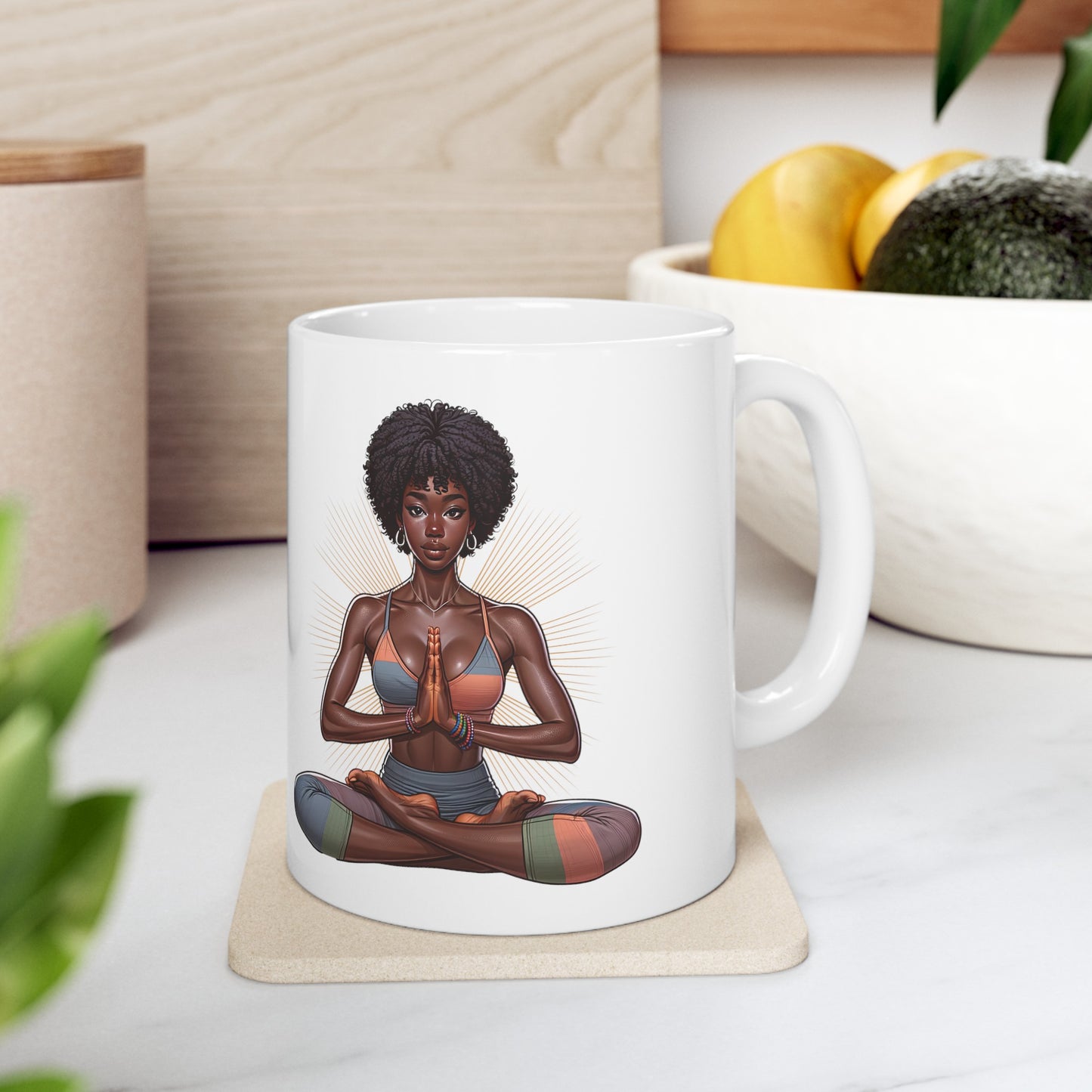 Yoga Essence Namaste Coffee Mug