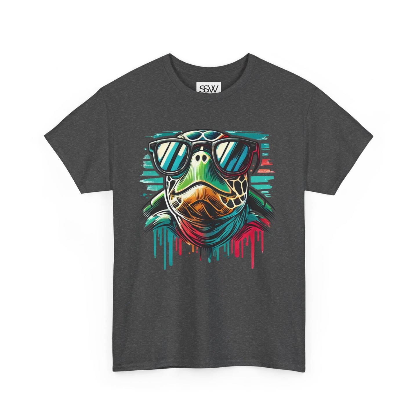 Beach Turtle Casual Tee Shirt