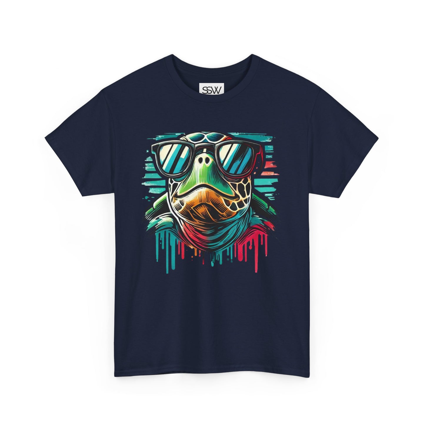 Beach Turtle Casual Tee Shirt