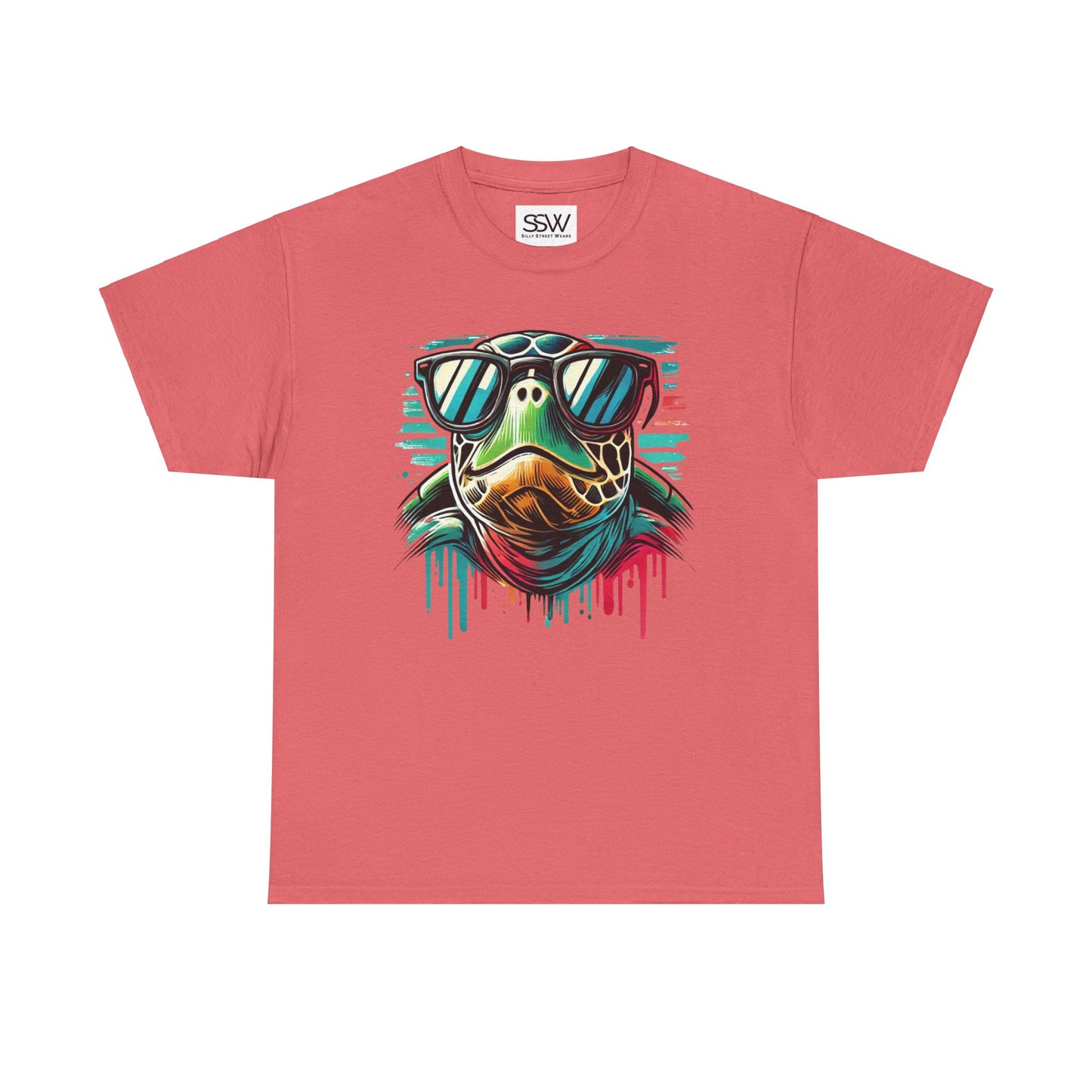 Beach Turtle Casual Tee Shirt