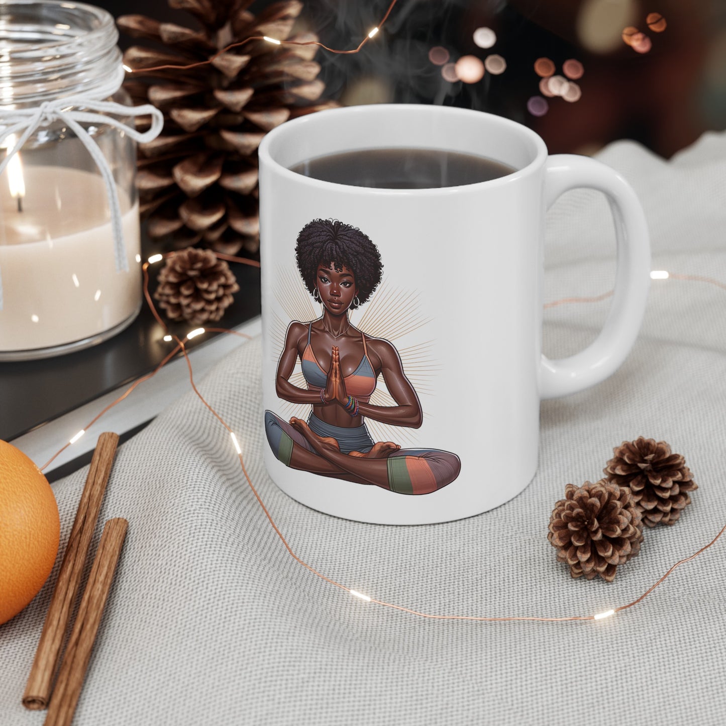 Yoga Essence Namaste Coffee Mug