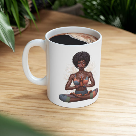 Yoga Essence Namaste Coffee Mug