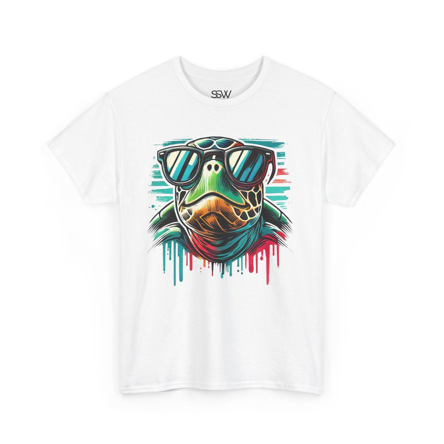 Beach Turtle Casual Tee Shirt