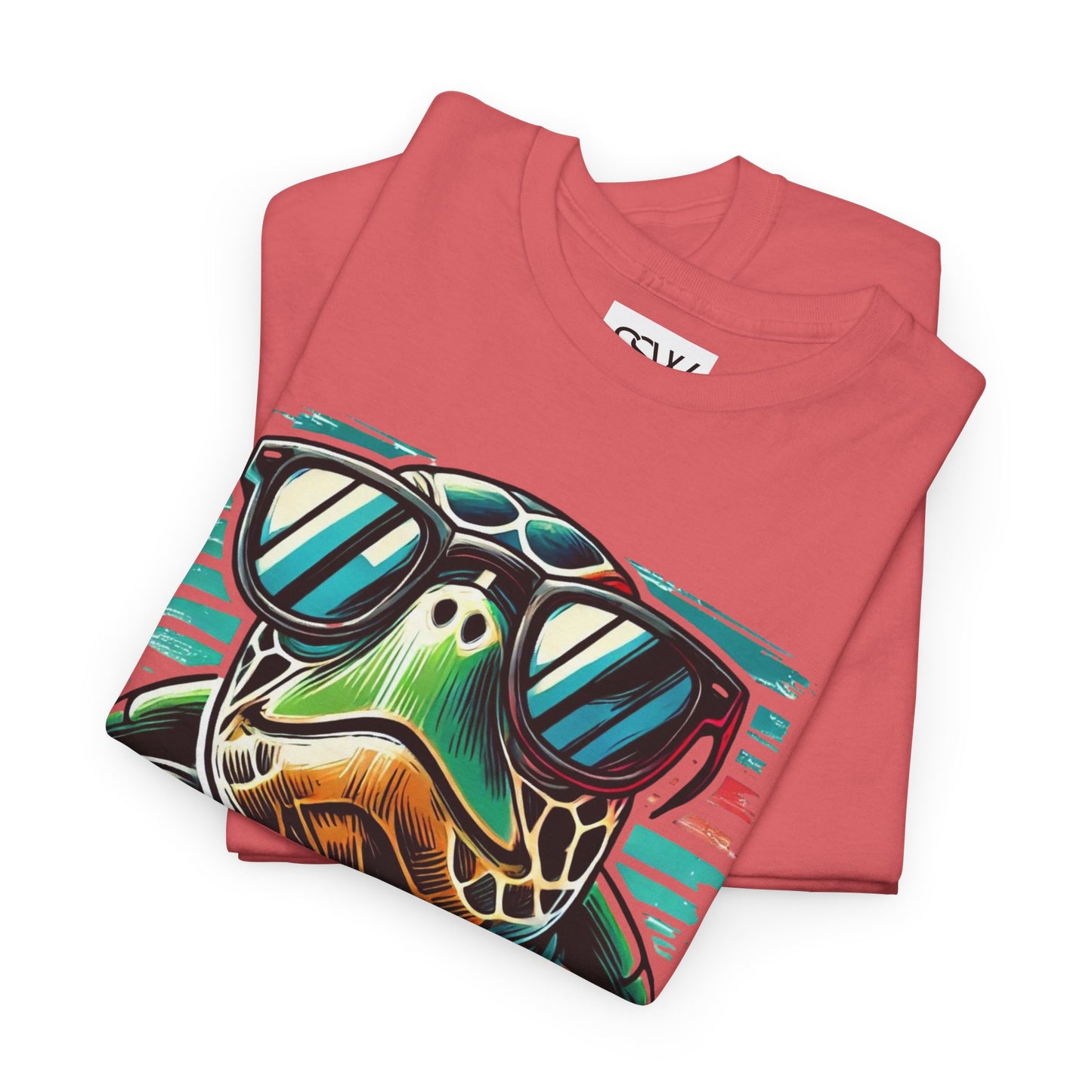 Beach Turtle Casual Tee Shirt