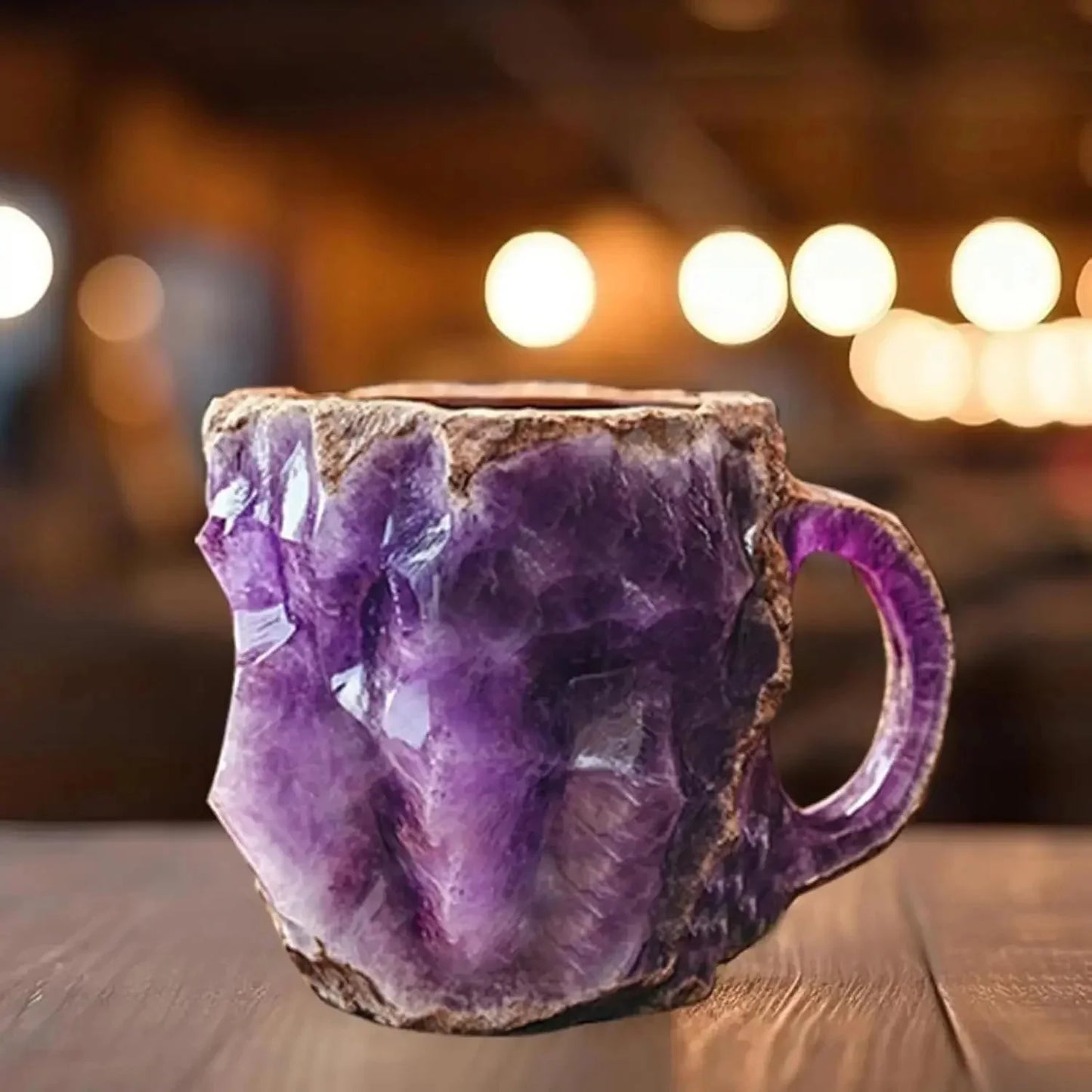 Mountain Rock Mineral Crystal Mug