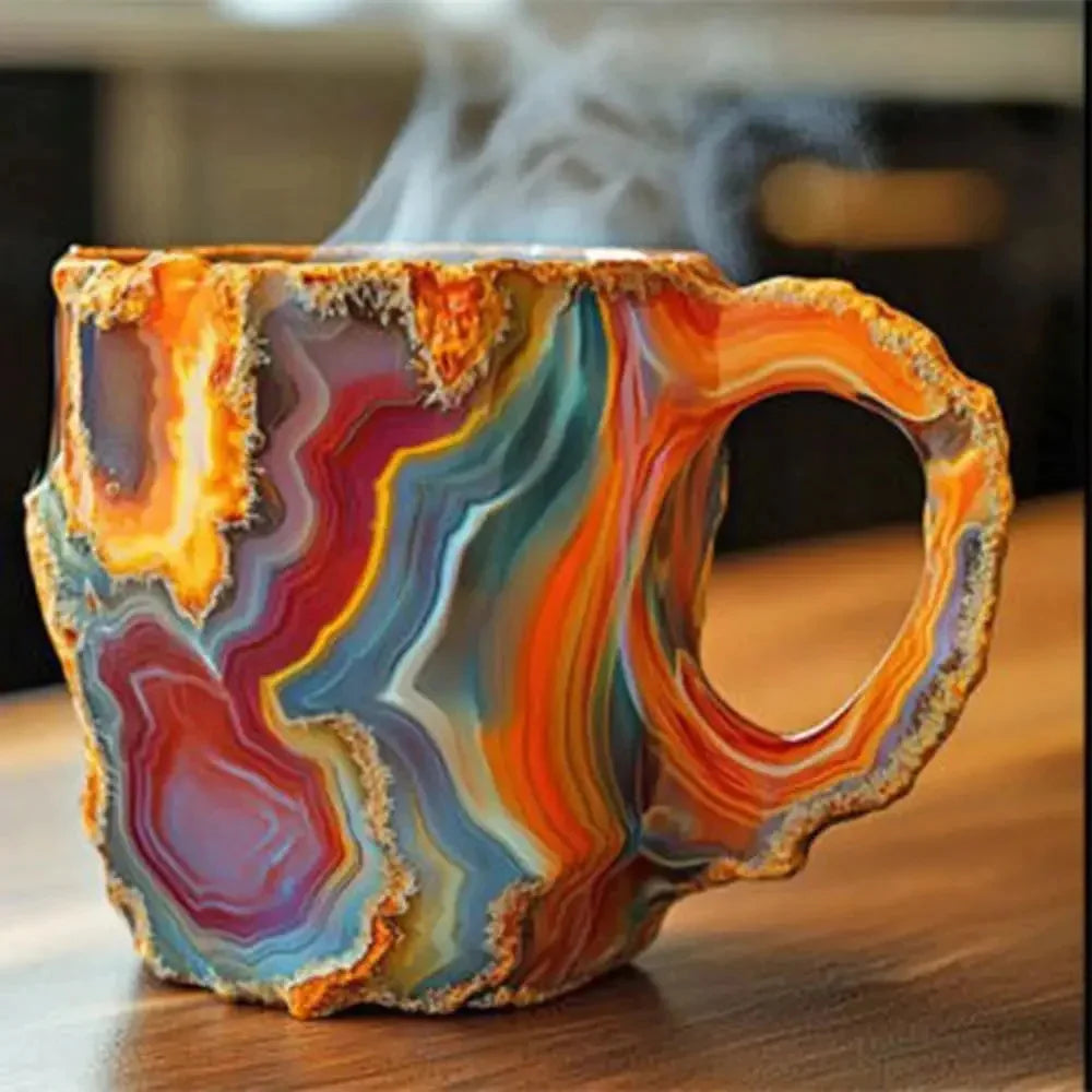 Mountain Rock Mineral Crystal Mug