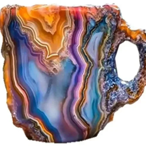 Mountain Rock Mineral Crystal Mug