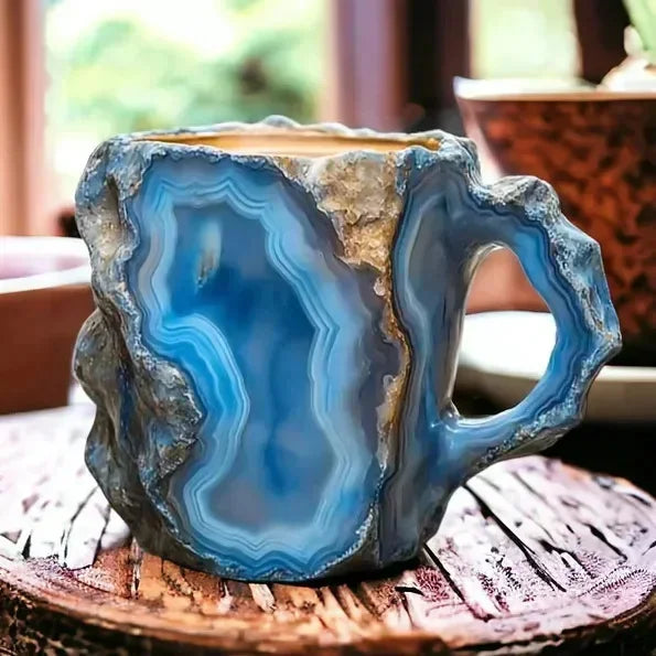 Mountain Rock Mineral Crystal Mug