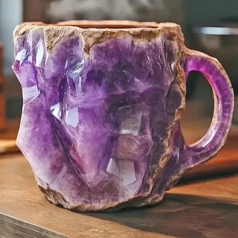 Mountain Rock Mineral Crystal Mug