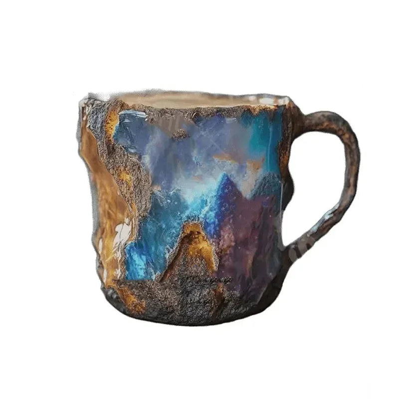 Mountain Rock Mineral Crystal Mug