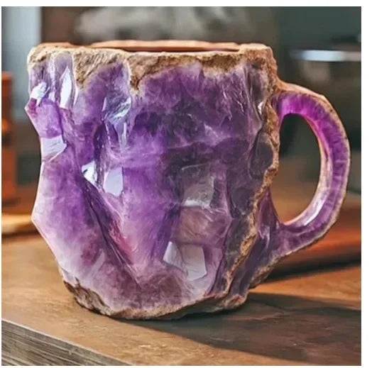 Mountain Rock Mineral Crystal Mug