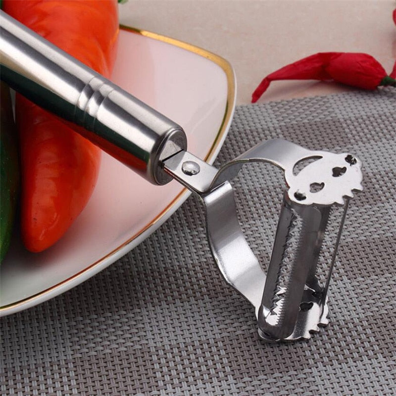 Stainless Steel Multi Function Vegetable Peeler And Cutter For